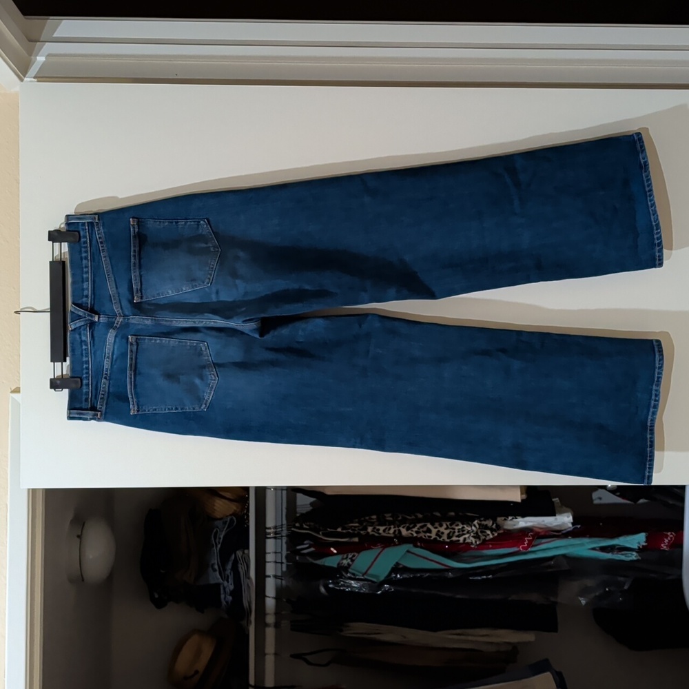 Veronica Beard Blue High Rise Women Jeans - Picture 4 of 5